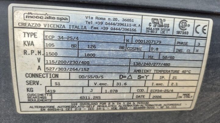 ENERCO GRUPO ELECTROGENO